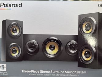 Polaroid Three Piece Surround Sound System