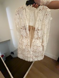 Party white dress for women