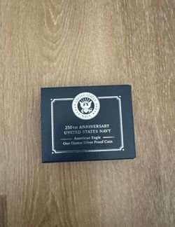 250th Anniversary US Navy American Eagle One Ounce Silver Proof Coin
