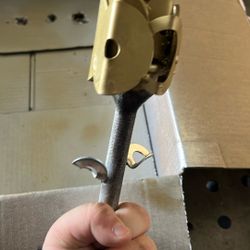 Golden silver welded flower