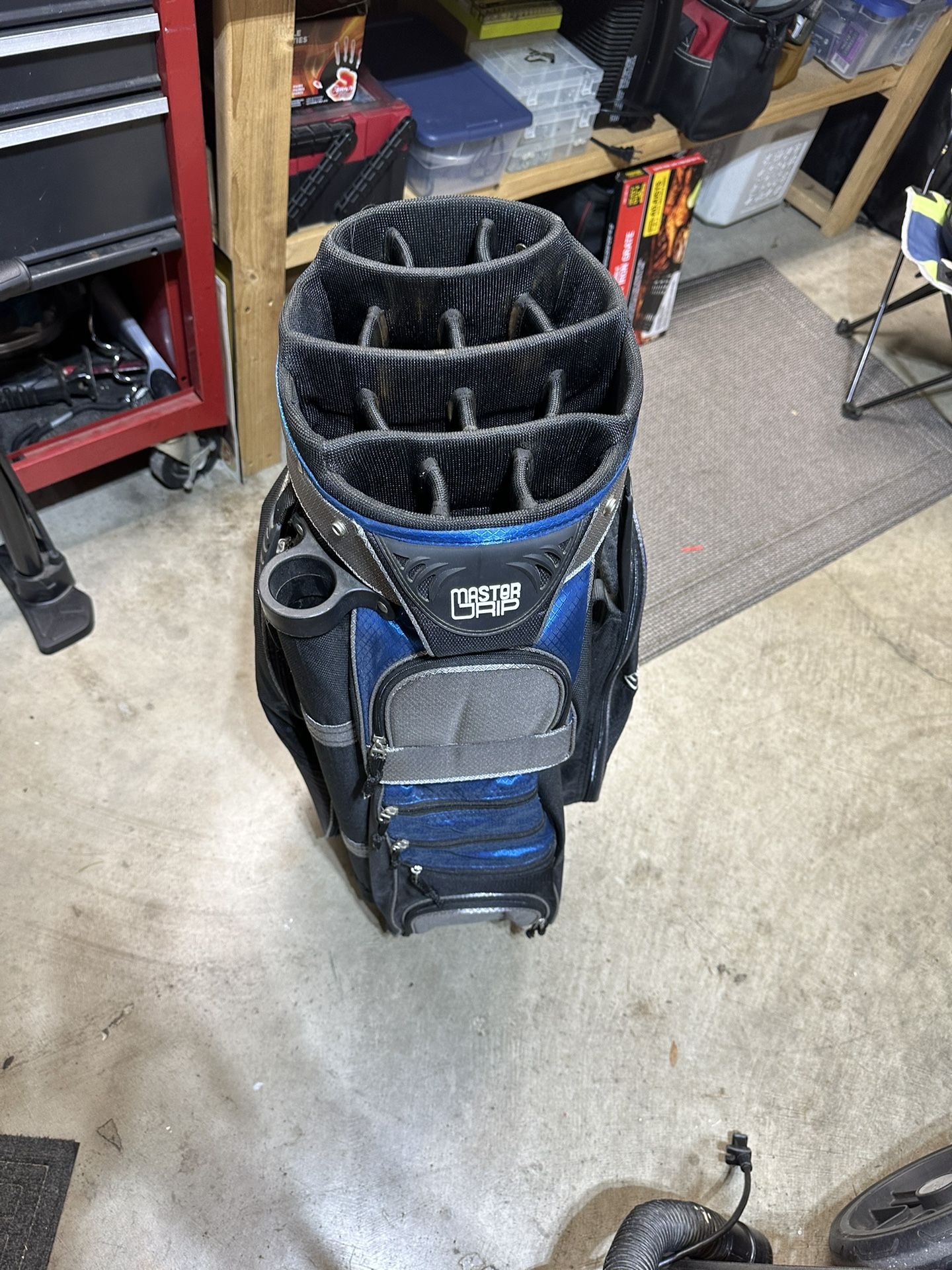 Golf Clubs Cart Bag Good Conditon