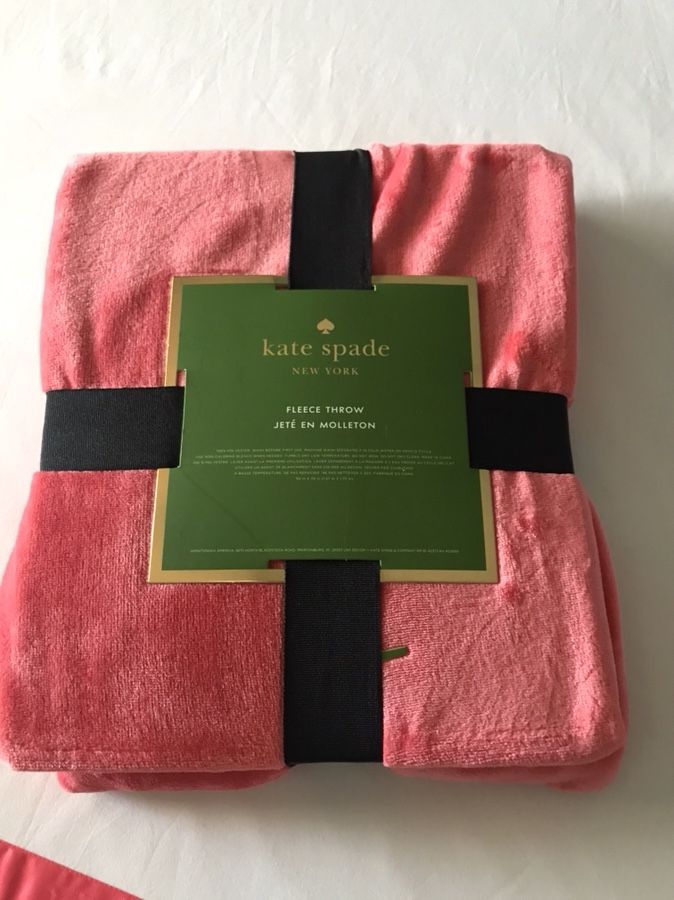 Kate Spade throw blanket