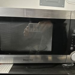 Magic Chef 1.1 Cu. ft. Countertop Microwave In Stainless Steel