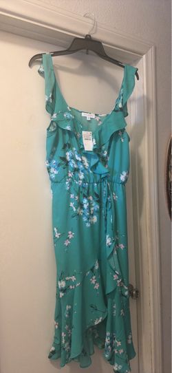 New Green Floral Dress