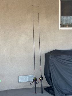 2 Ugly Stik GX2 rods with reels