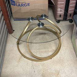 Round Glass Table 