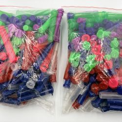 2 big packs of Multicolor Air Tight Tubes