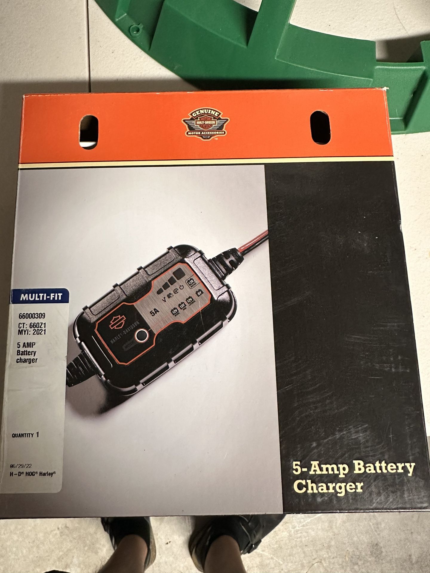 Harley Davidson 5 Amp Dual Mode Battery Charger