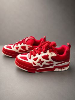 LV Skate Sneaker (Red/White)