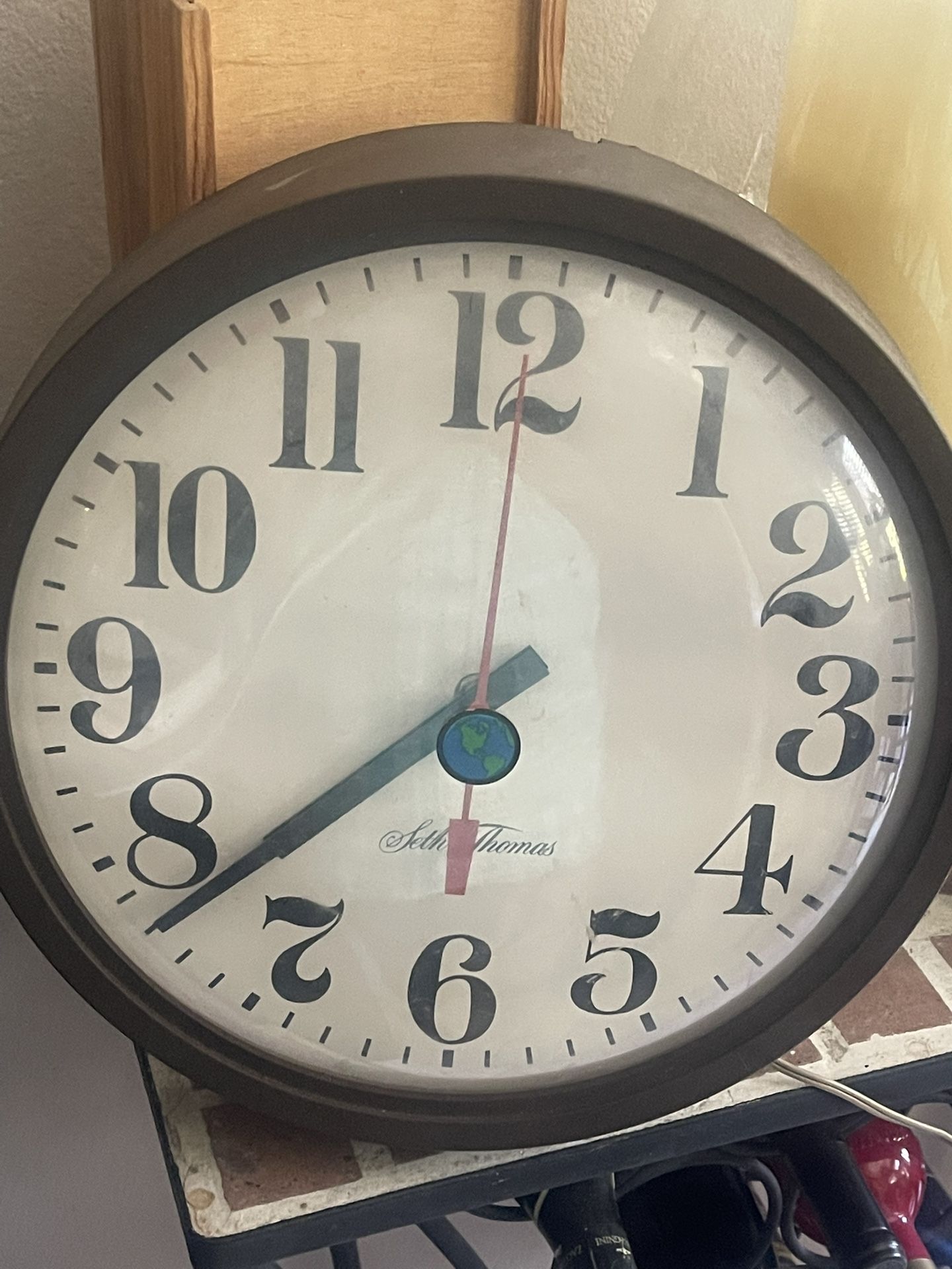 14x14 Vintage Wall Clock Seth Thomas