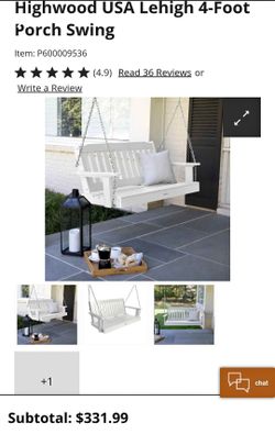 Porch swing