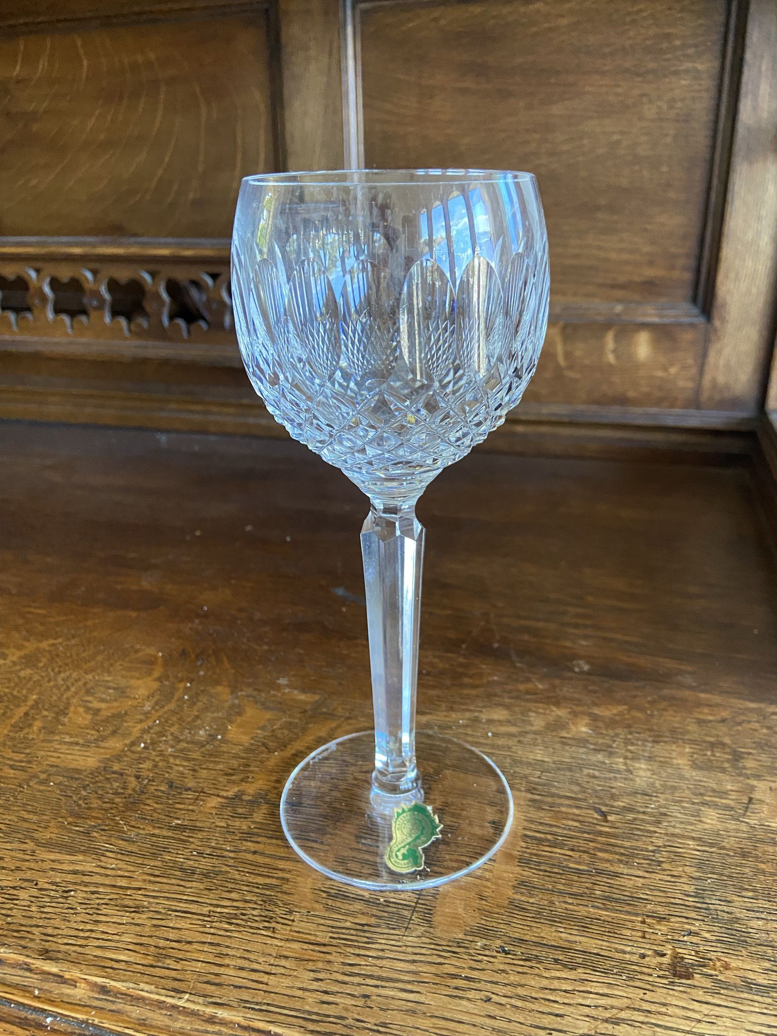 WATERFORD CRYSTAL HOCK WINE GLASSES - 6