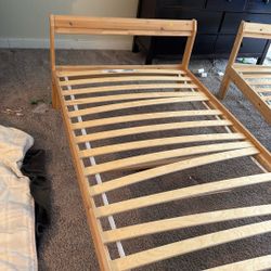 Twin Platform Bed Frame NEIDEN Bed frame, pine, Twin 