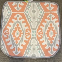 New Ikat Pattern Chair Cushion