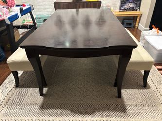 Cherry wood dining table