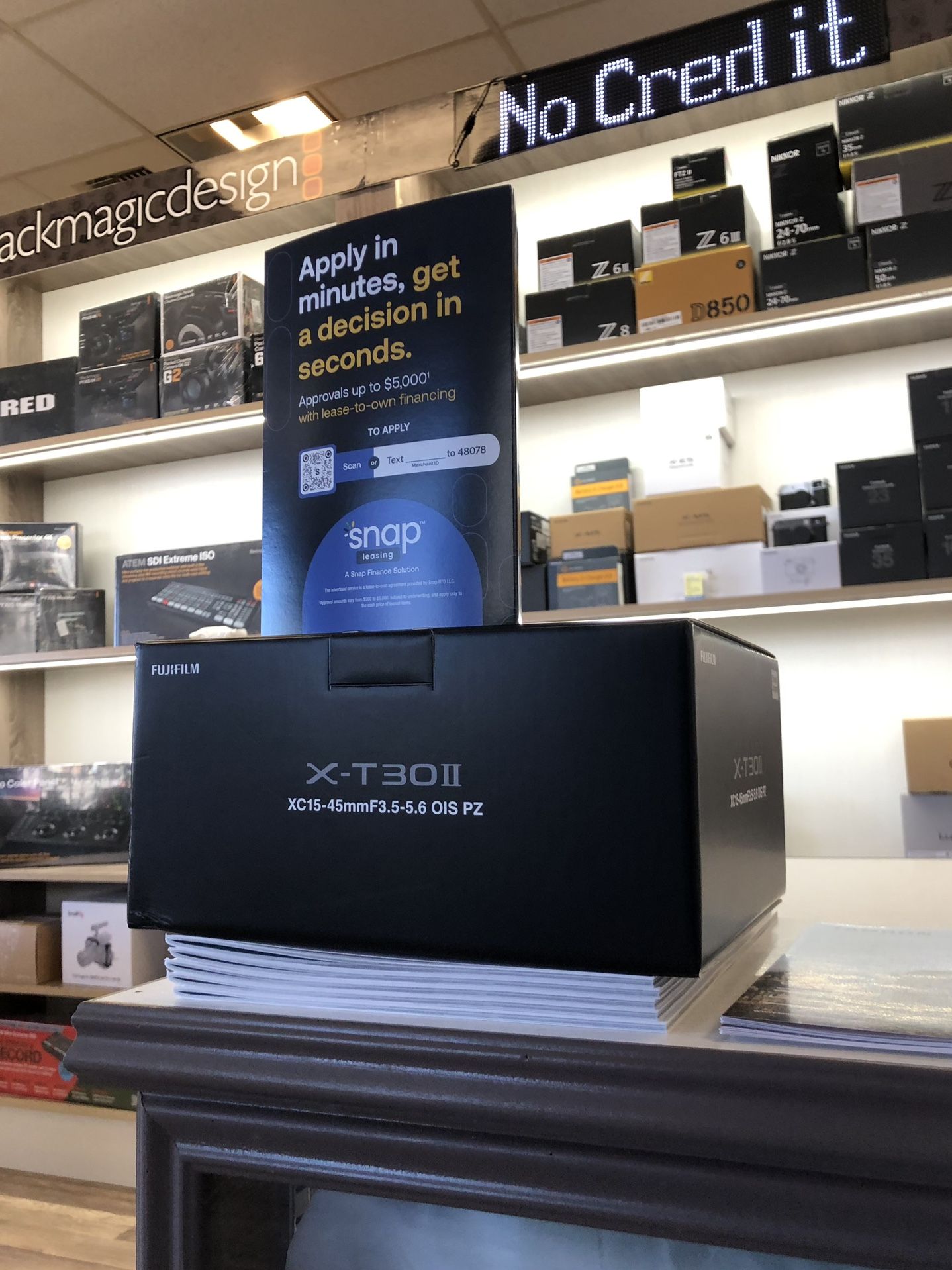 FujiFilm X-T30 II Camera With 15-45 Lens Kit (Located In Downey, CA)