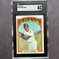 1972 Topps #299 Hank Aaron. Negotiable 