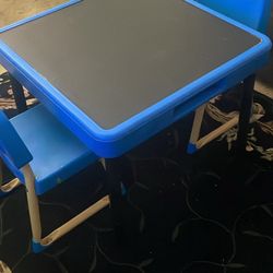 Kids Chalkboard Table