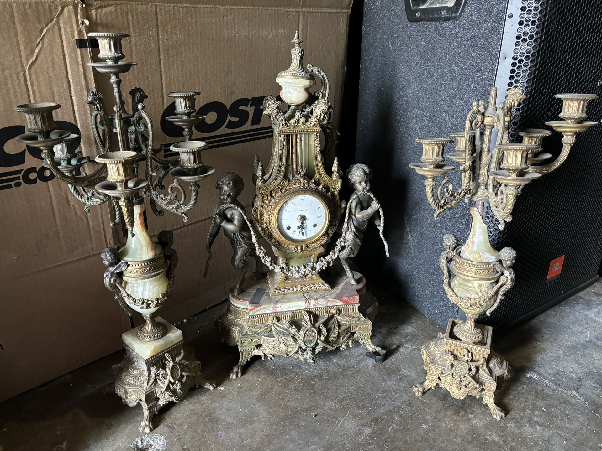 Antique Marble Clocks 