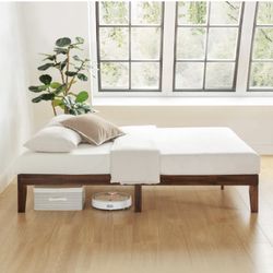New Full Size Wood Platform Bed Frame