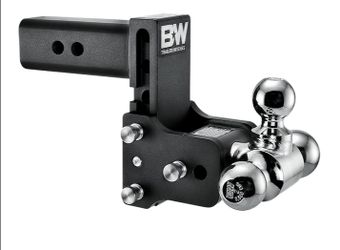 B&W Trailer Hitches (TS20048B), Class V; Fits 2-1/2 Inch Receiver, 5 Inch Drop/ 4-1/2 Inch Rise