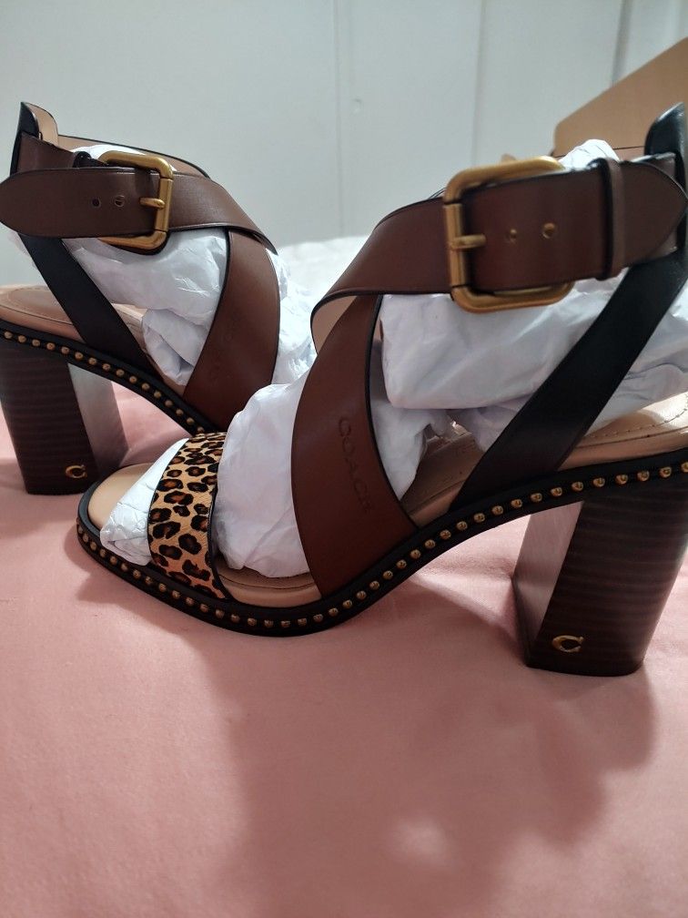 Coach (Mandy Haircalf Sandal), Size 7