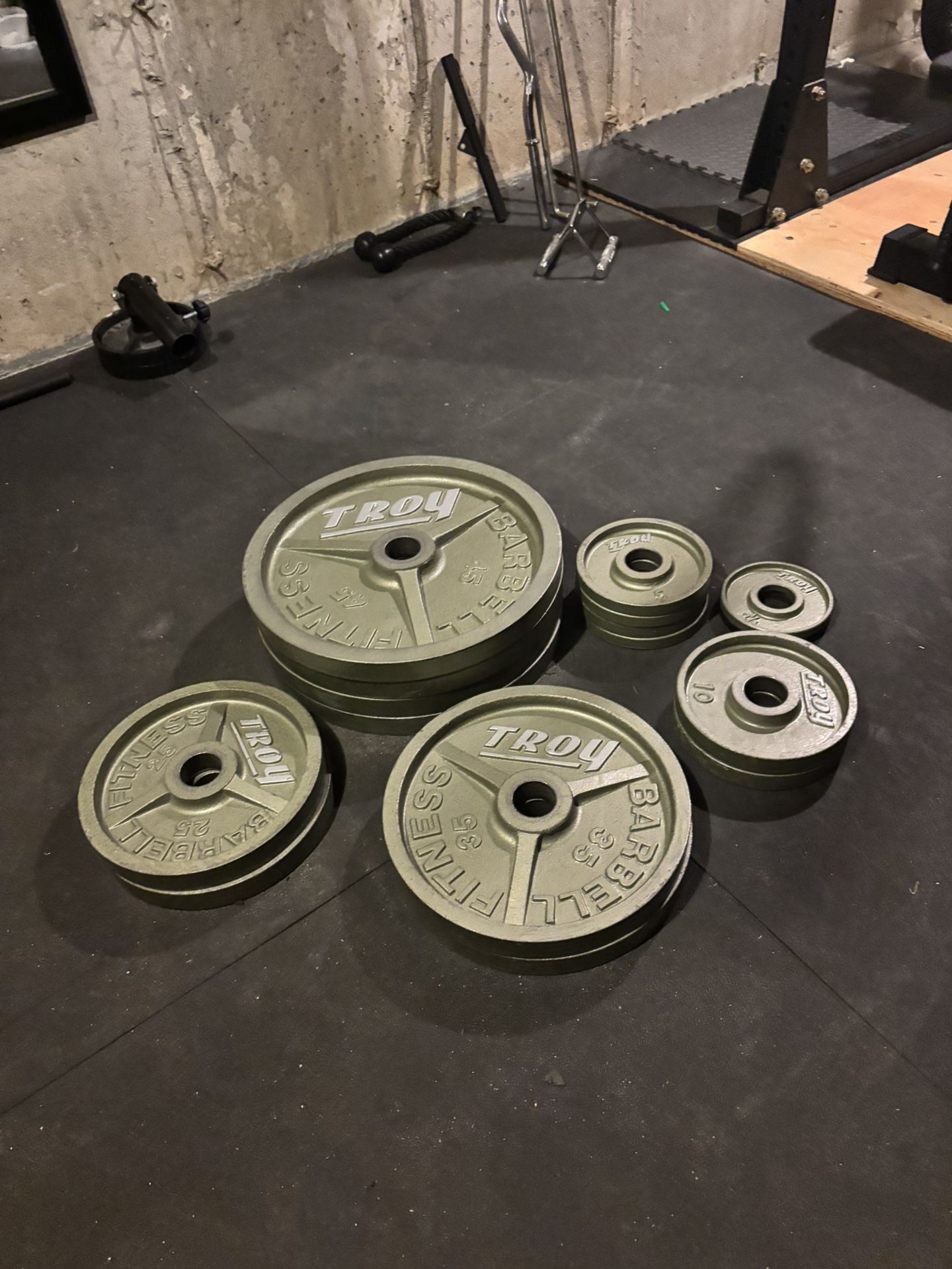 Troy Olympic Weight Plates
