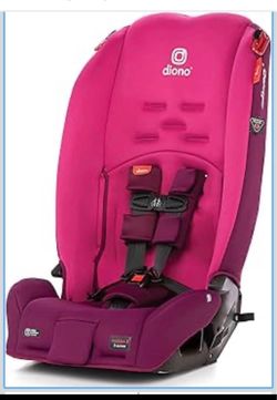 Pink car seat