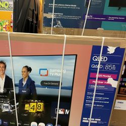 85”SAMSUNG QLED 4K S-MART TV