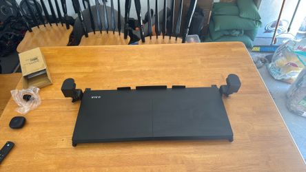 Keyboard trade attachment for desk/table
