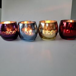 Christmas Candle Votive 4 Pack