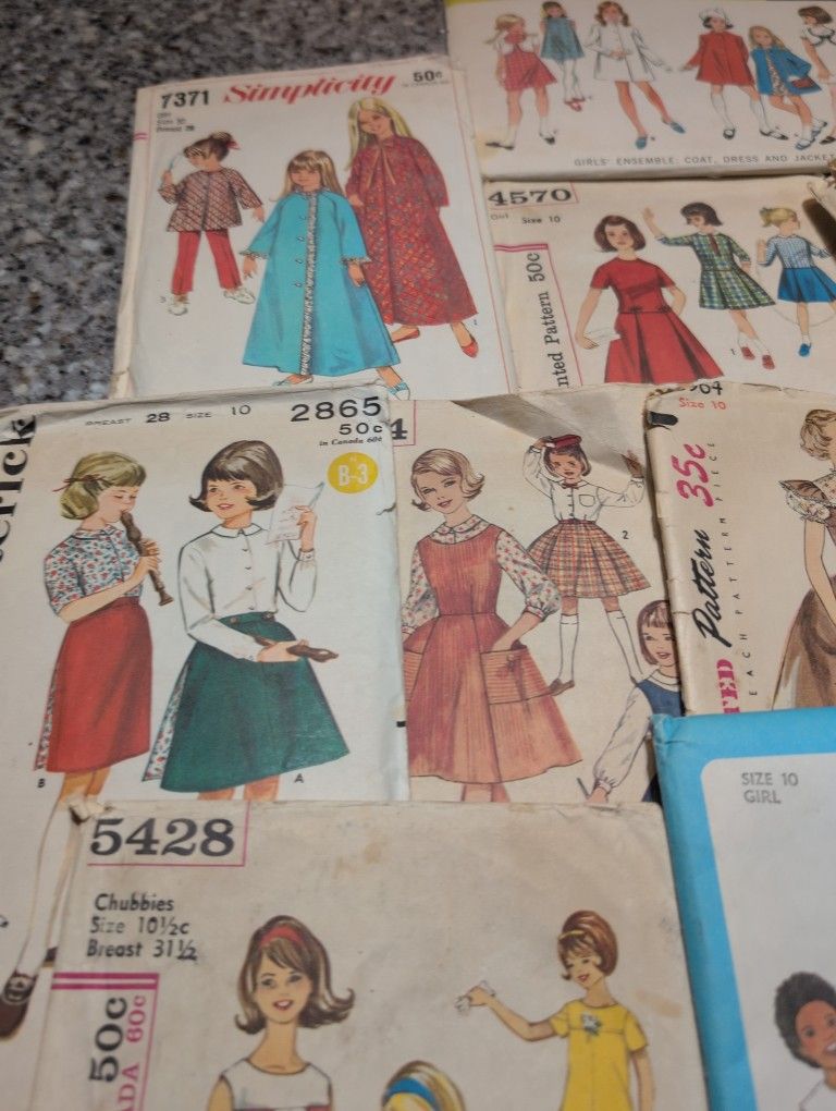 Patterns Size 10 Girls