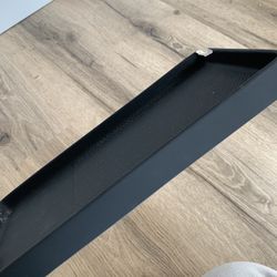 Black Bathroom Tray 
