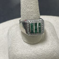 18k Birthstone Diamond Ring 