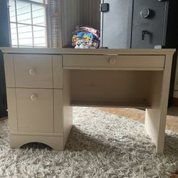 Children’s Cream Colored Study/Writing Desk 