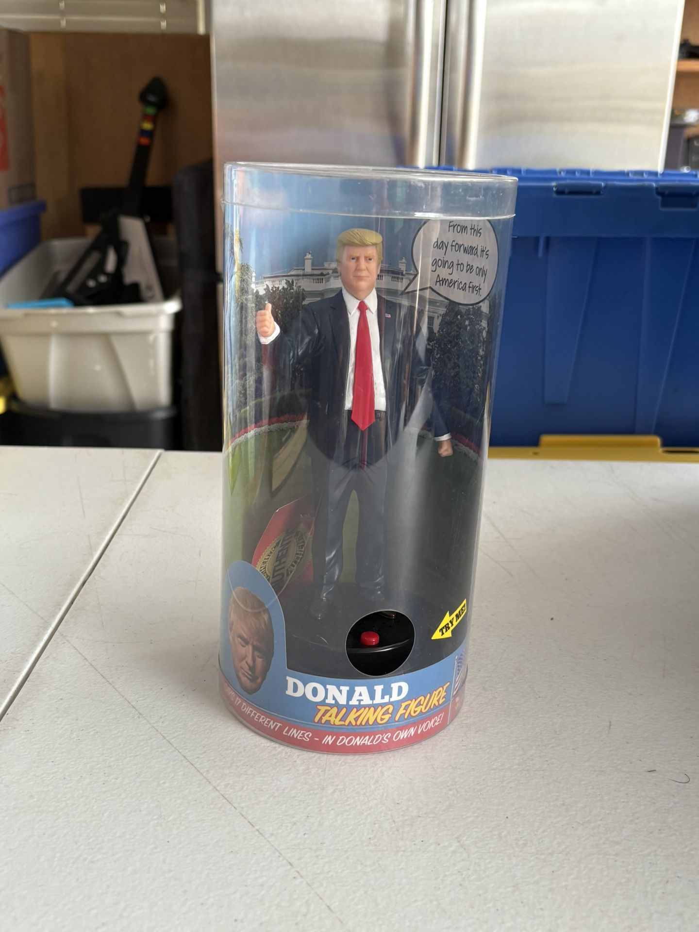 Talking Donald Trump Figure Speaks Multiple Lines in Donalds Real Voice - NEW