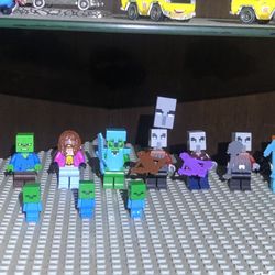 Lego Minecraft Minifigures Lot 