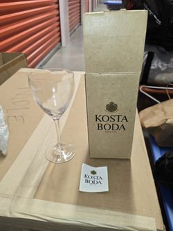 Kosta Boda Wine Glass