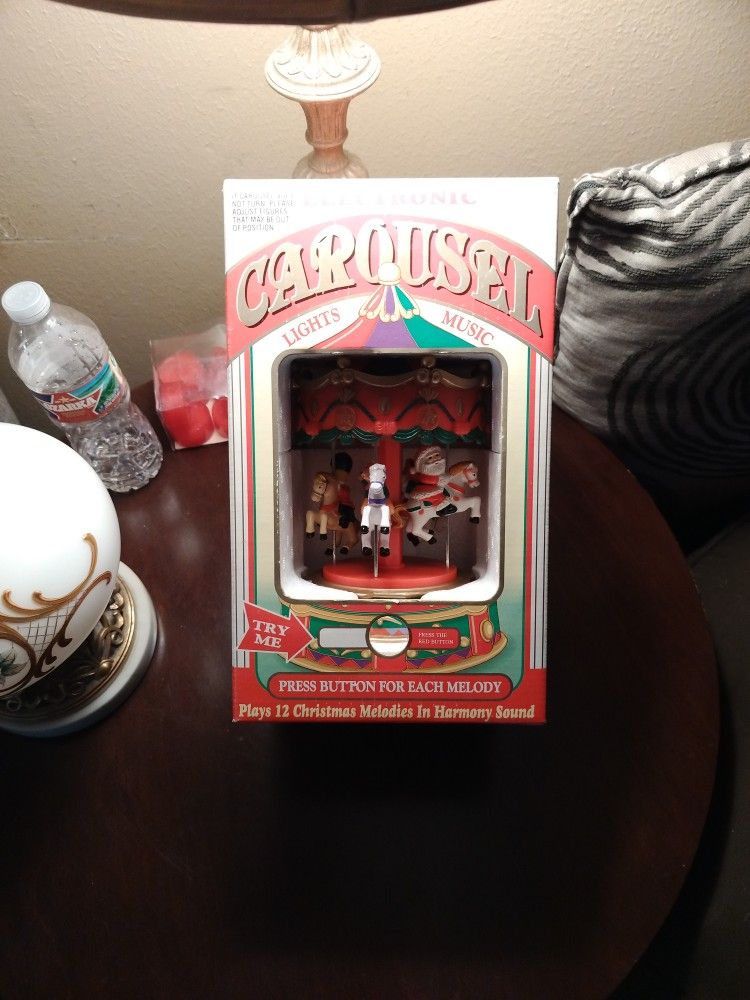 Vintage Electronic Christmas Carousel