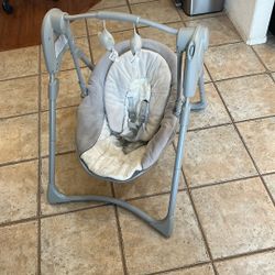 battery powered baby swing