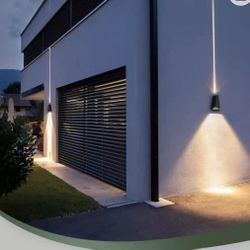 Two Outdoor Indoor modern Wall Lamp Creative Geometry Minimalist Decoration LED
