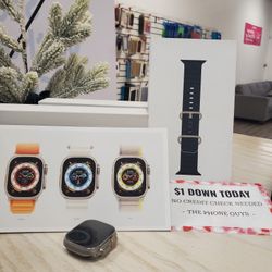 Apple Watch Series Ultra 49mm LTE AND GPS - $1 Down Today - NO CREDIT Needed