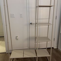 Organizer White Closet Rack