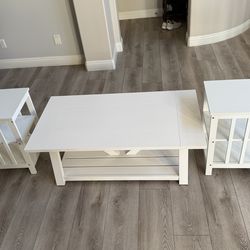 Cofee Table wit 2 side tables