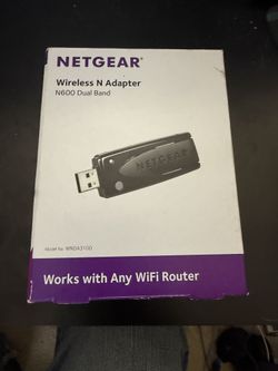 Netgear N600 Dual Band WiFi USB Adapter WNDA3100