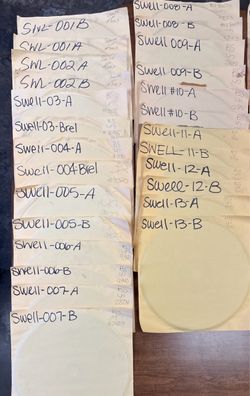 Rare Phoenix Electronic Music   50 Original Vinyl Record-Manufacturing Matrix Plates — Swell / Blade / Focul Point