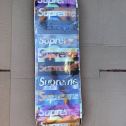 Supreme SS20 Distorted Logo Skateboard Deck