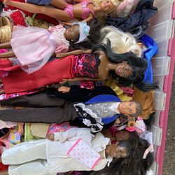 Barbie dolls And clothing