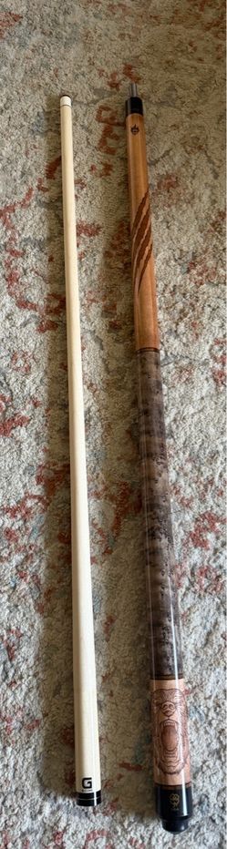 McDermott G339 “Grizzly Bear” pool cue w/ extra…..