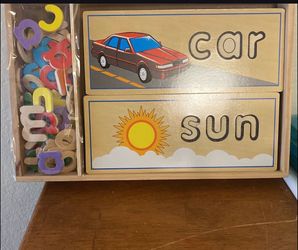 Melissa & Doug spelling boards